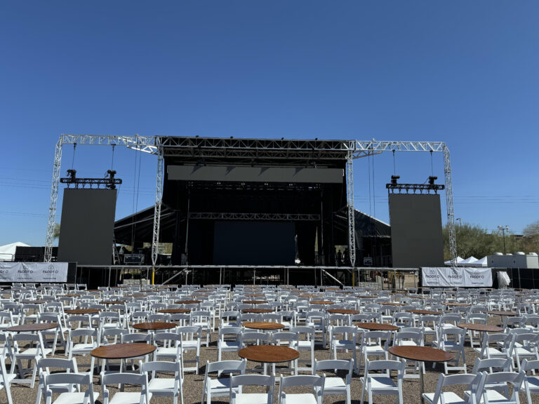 Jazz Fest concert stage
