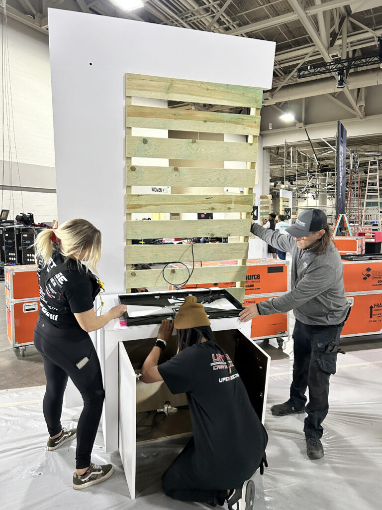 assembling the equipment