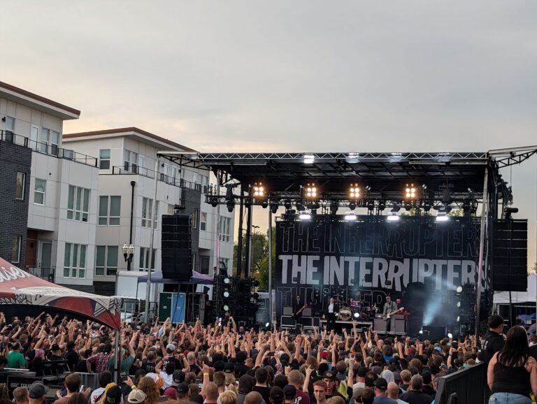The Interrupters concert stage